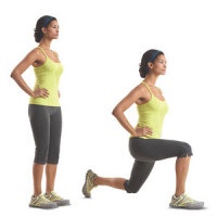 Easy home exercise - Lunges