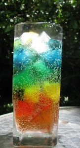 Christmas Drink Recipes - Rainbow Drink