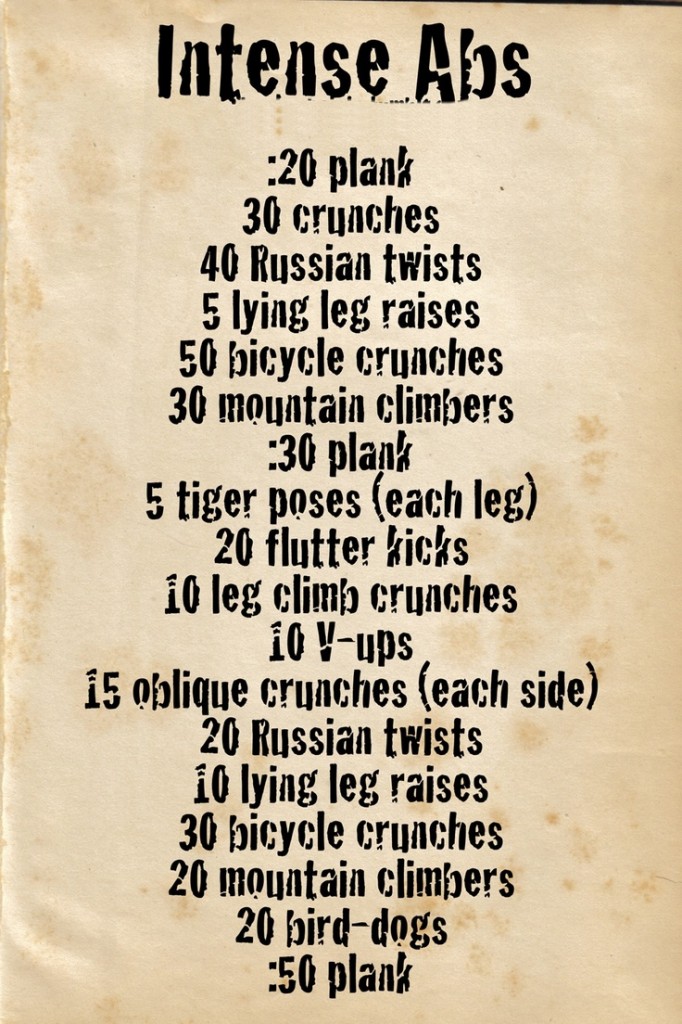 Easy Ab Exercises - Ab Work Out 5