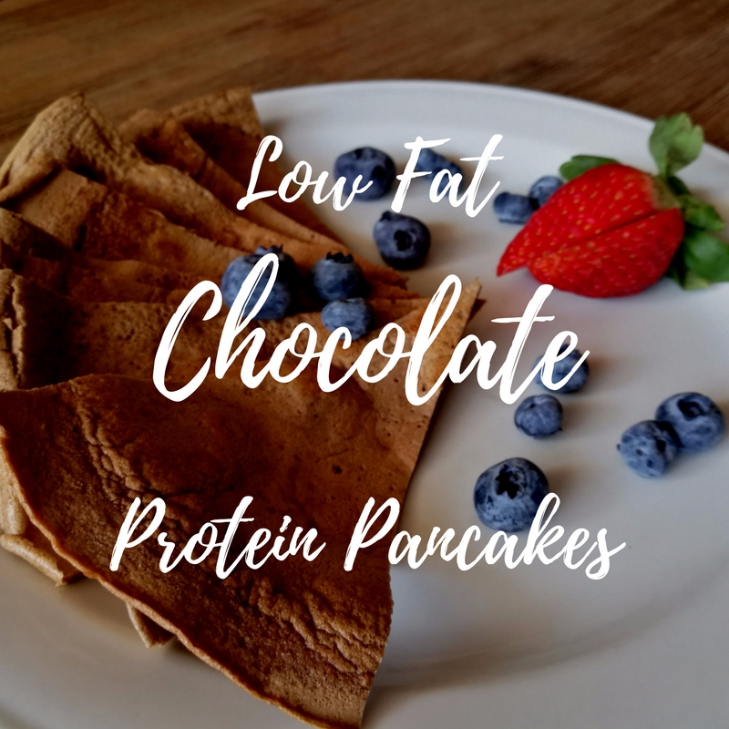 Low Fat Chocolate Protein Pancake Recipe