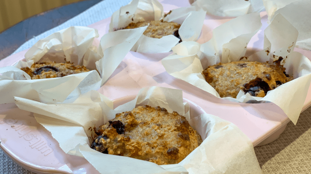 Blueberry Oat Breakfast Muffin Recipe