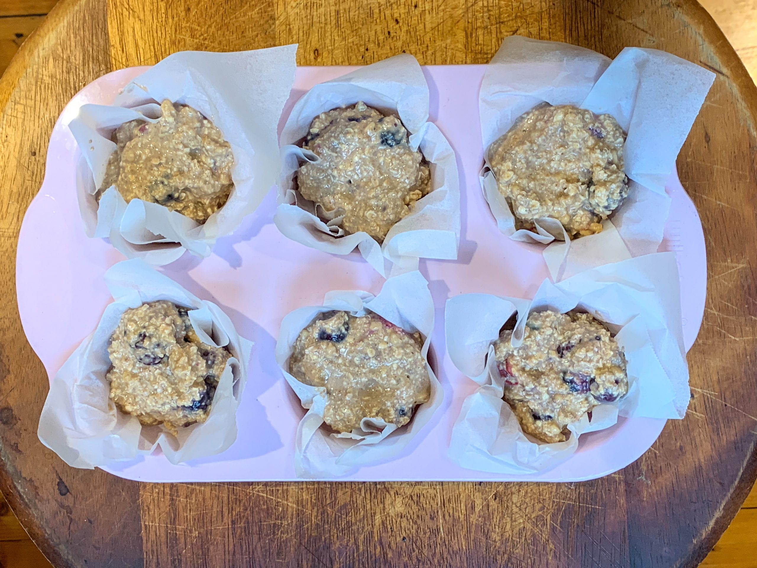 Blueberry Oat Breakfast Muffin Recipe